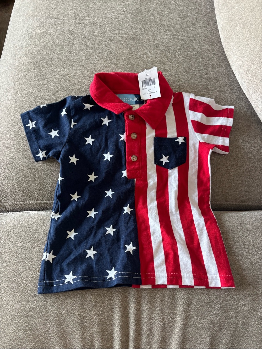 American Flag Polo 2T